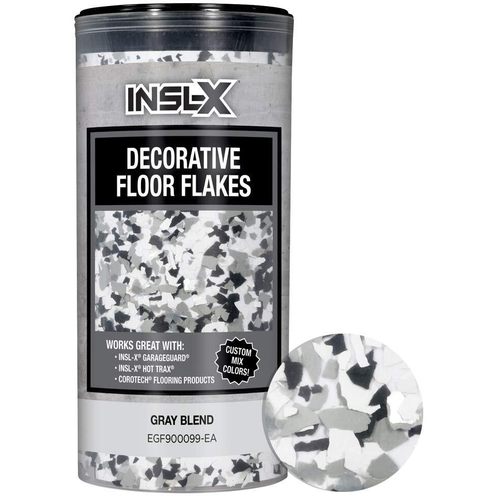 DECOR FLOOR FLKS GRY10OZ (Pack of 1)