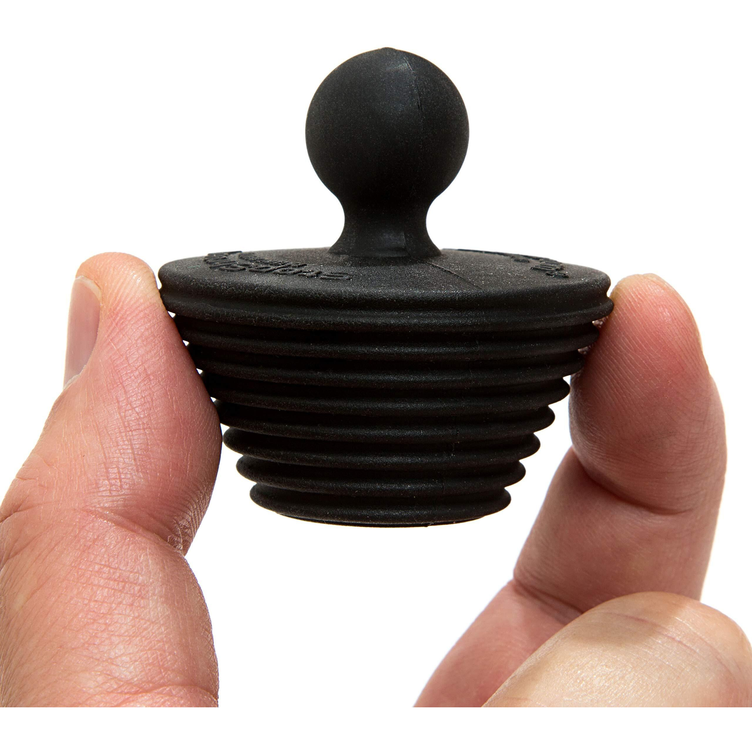 GRMT SINKSHRM PLUG BLK (Pack of 1)