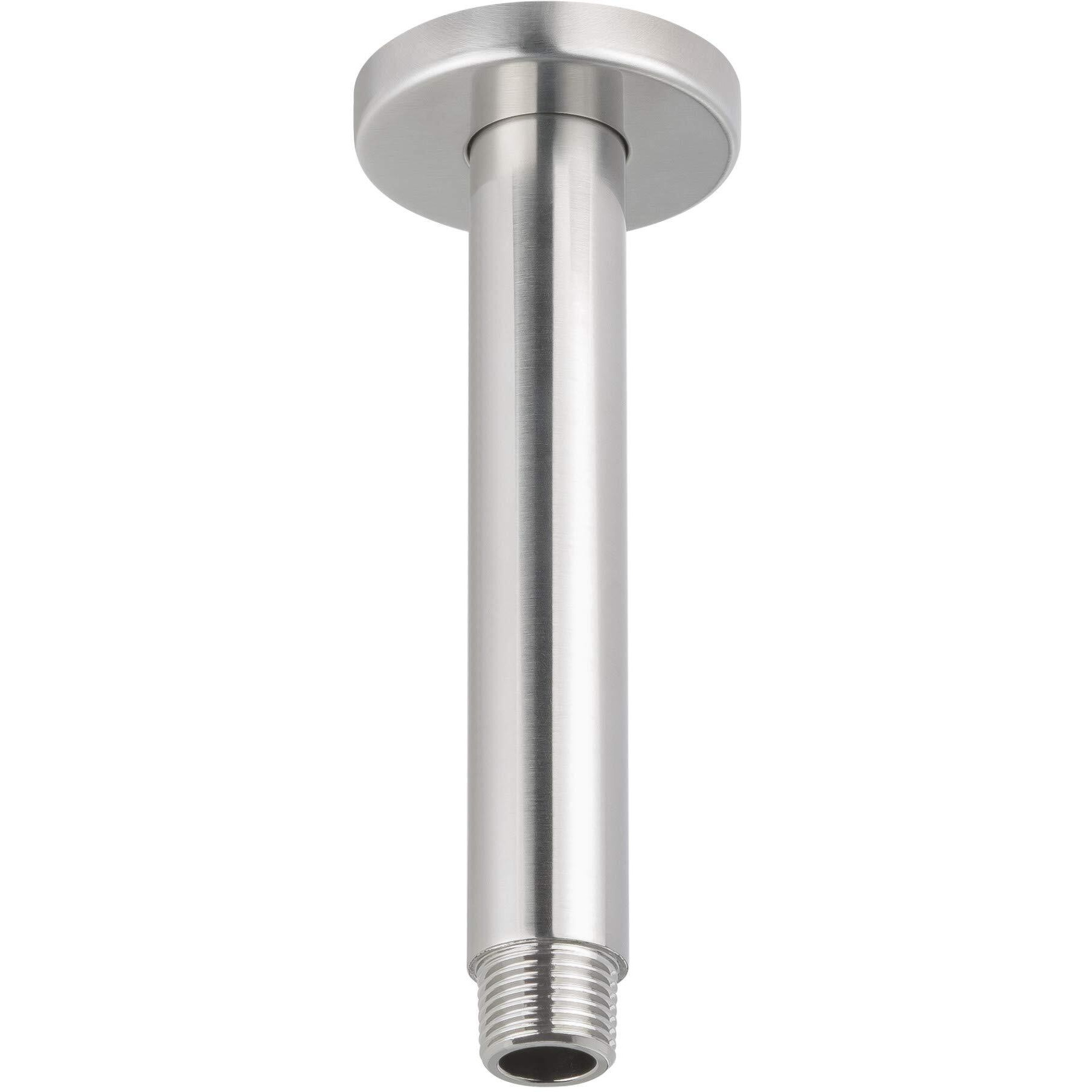 Miseno 6" Ceiling Mounted Shower Arm and Flange - Brushed Nickel