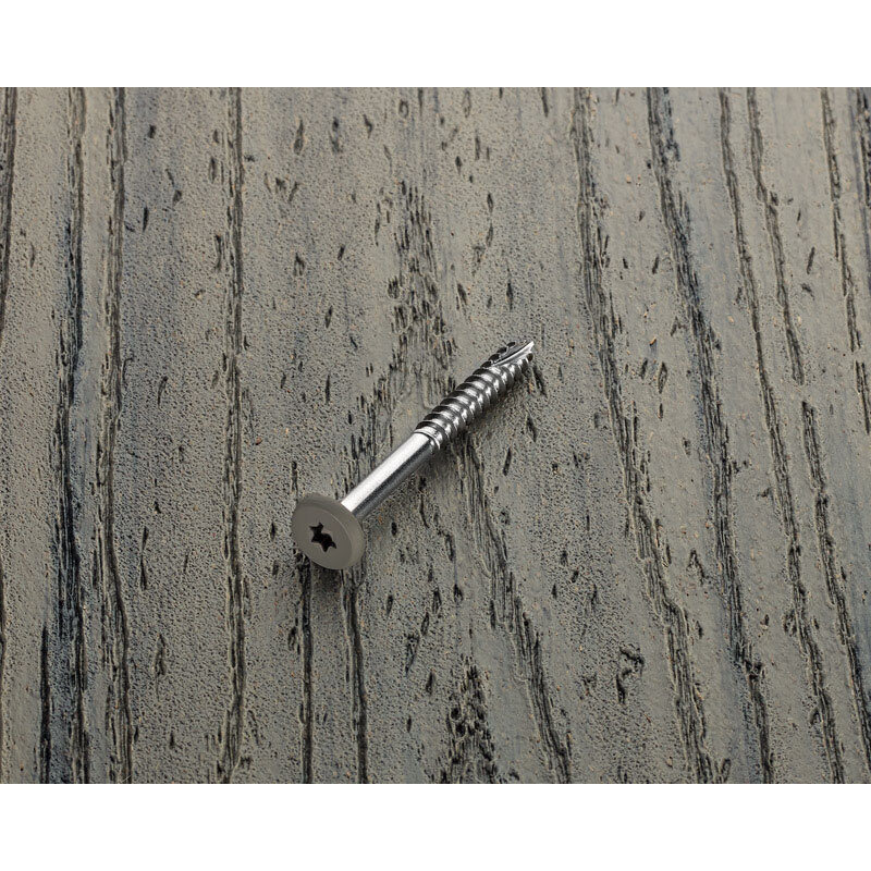 FASCIA SCRW9X1-7/8DRKGRY (Pack of 1)