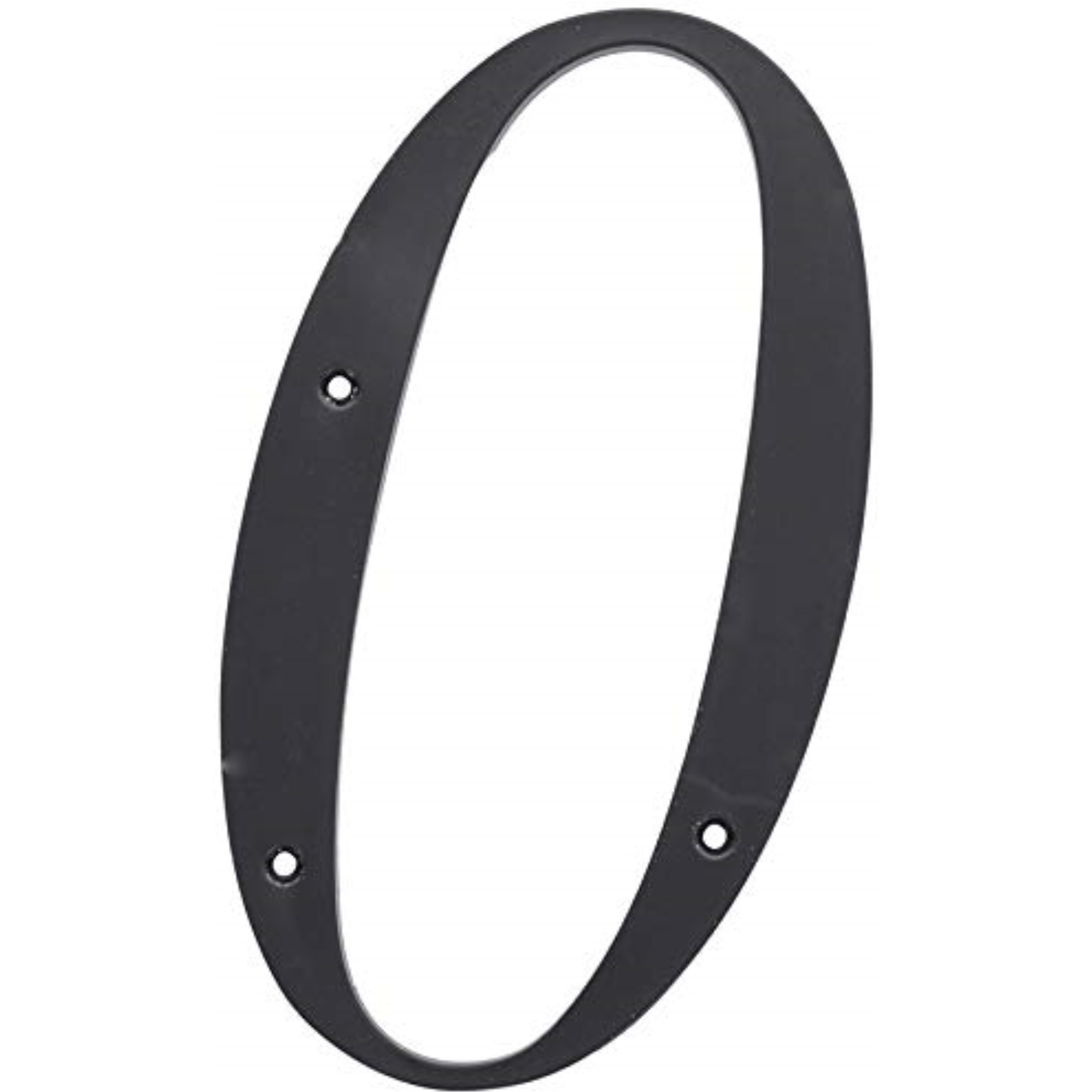 5028298 6"" BLK 1 NAILON 1PC Hillman 6 in. Black Plastic Nail-On Number 1 1 pc (Pack of 3)