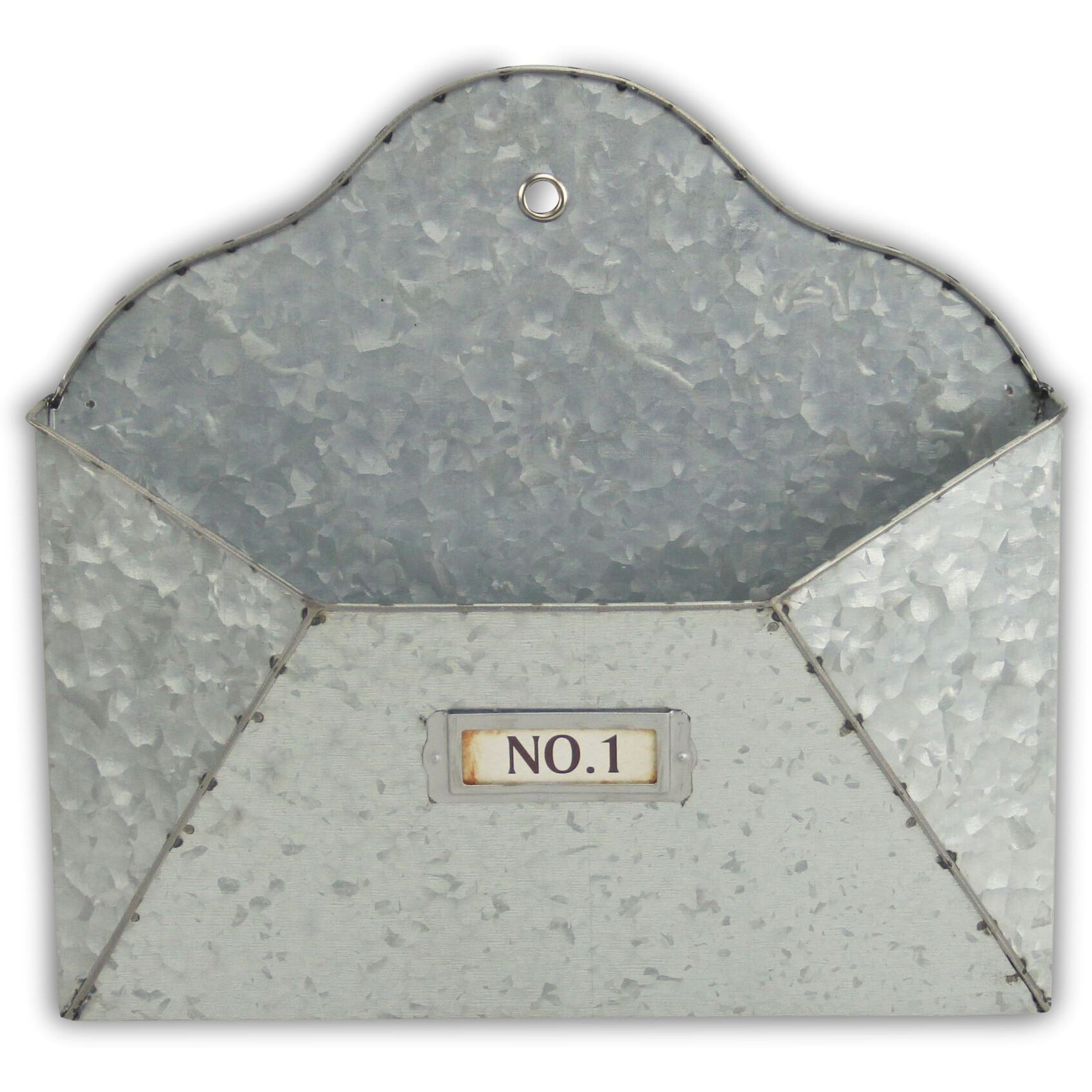 Renato Galvanized Wall Hanging Letter Box
