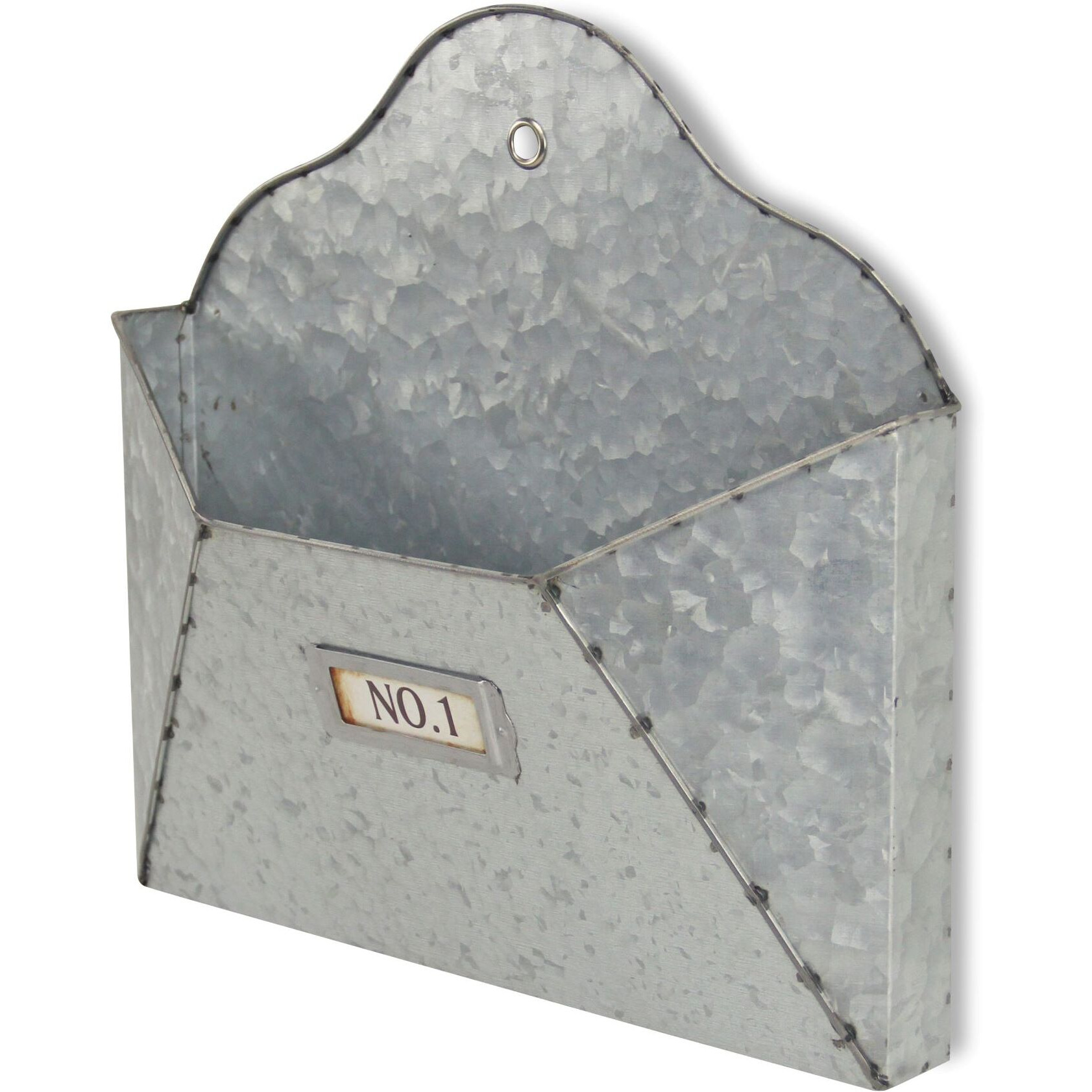 Renato Galvanized Wall Hanging Letter Box