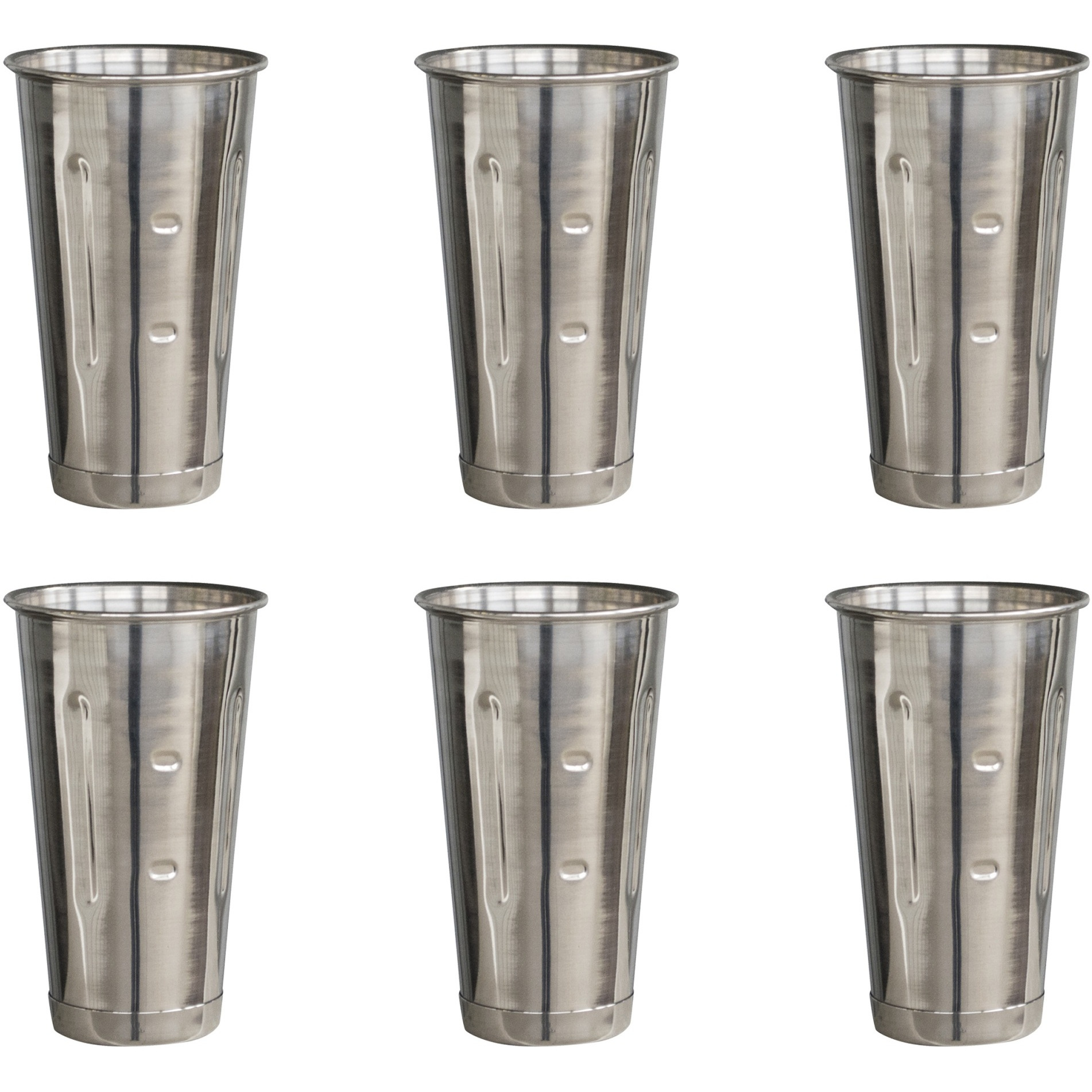 AmeriHome 30 oz. Stainless Steel Malt Cup - 6 Piece Set