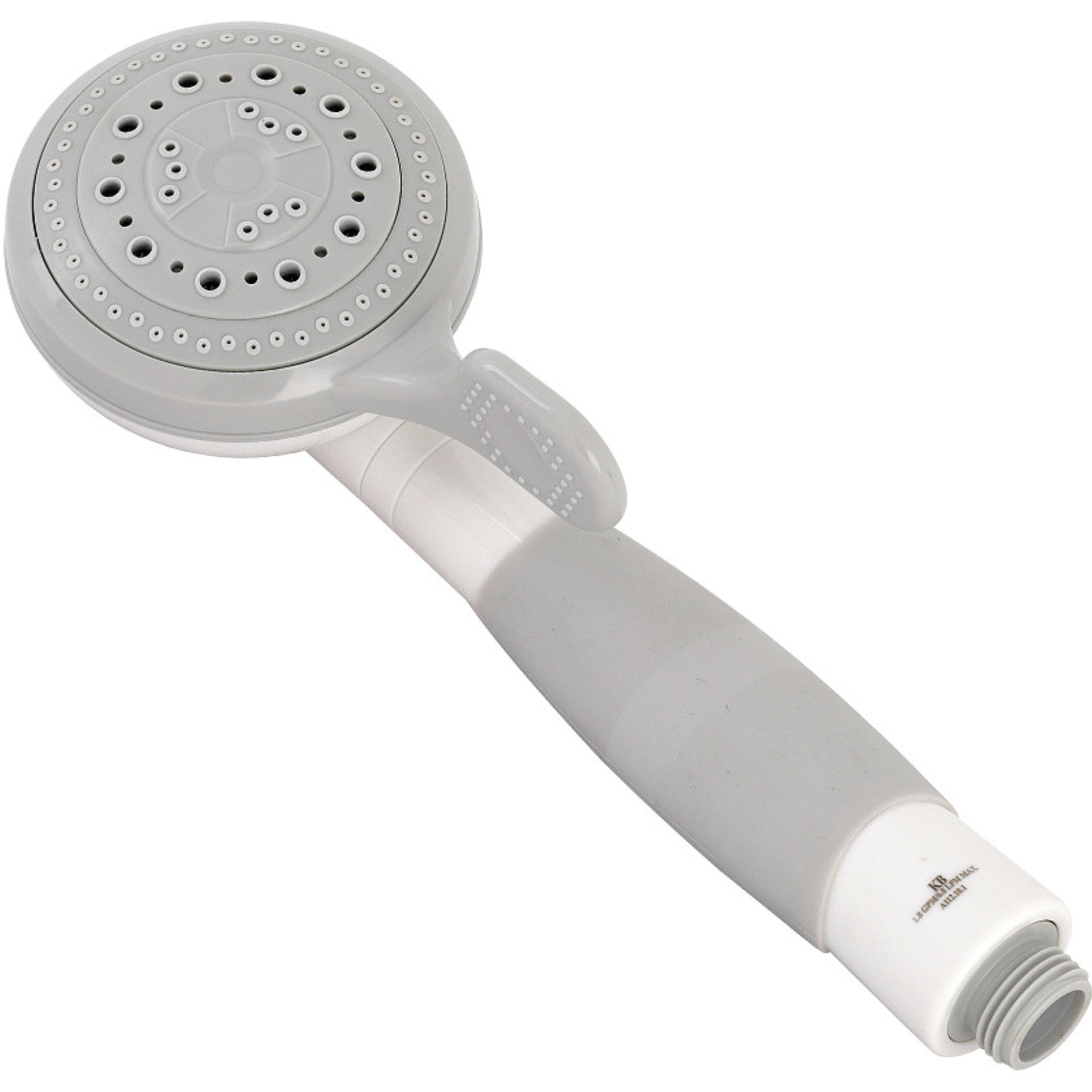 Kingston Brass K511AW Kaiser 5-Function Hand Shower Head, White/Grey
