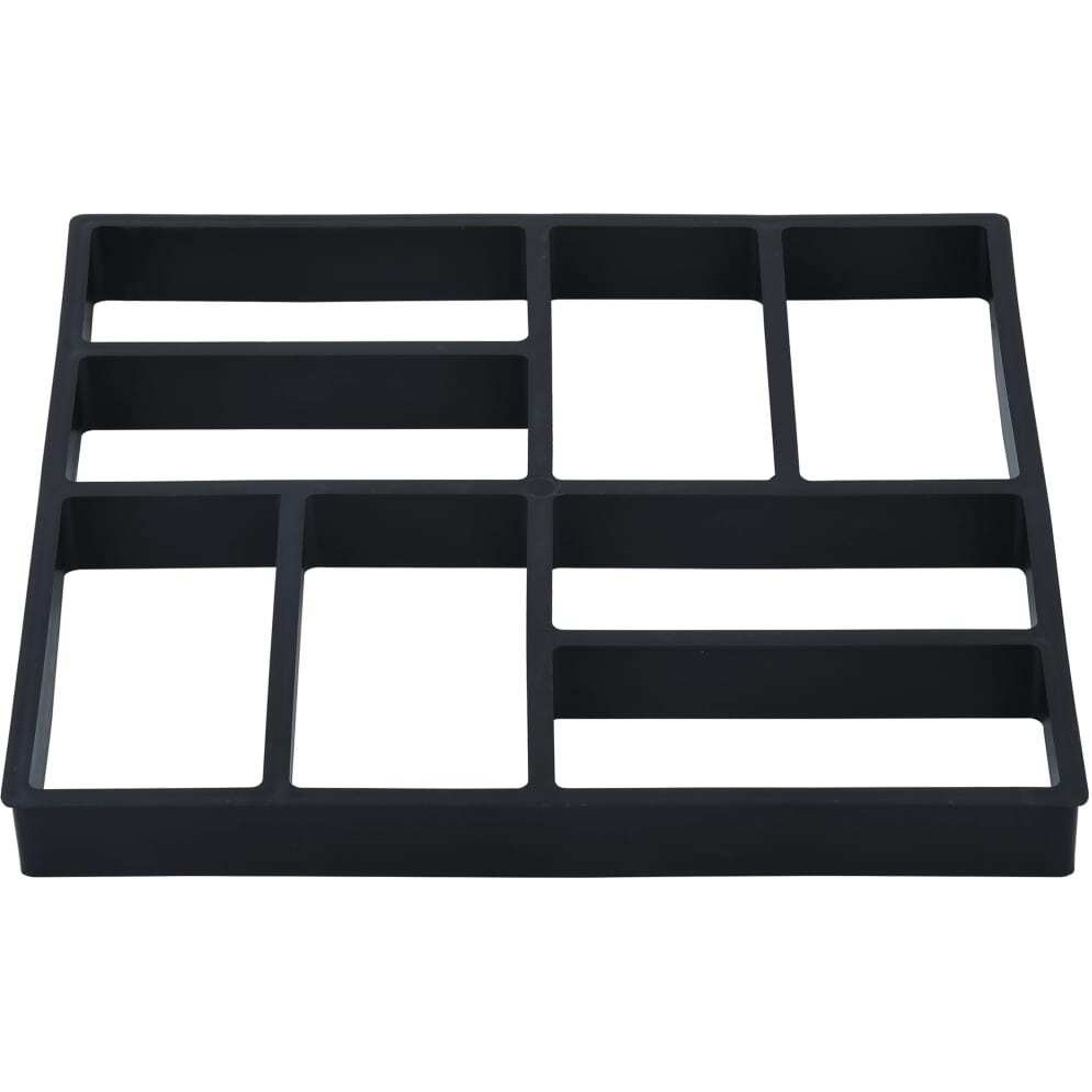 vidaXL Pavement Molds 2 pcs 15.7&quotx15.7&quotx1.6" Plastic