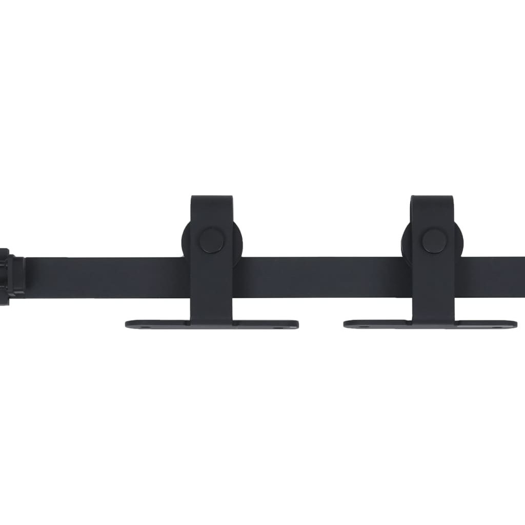 vidaXL Mini Sliding Barn Door Kit Carbon Steel 78.7"