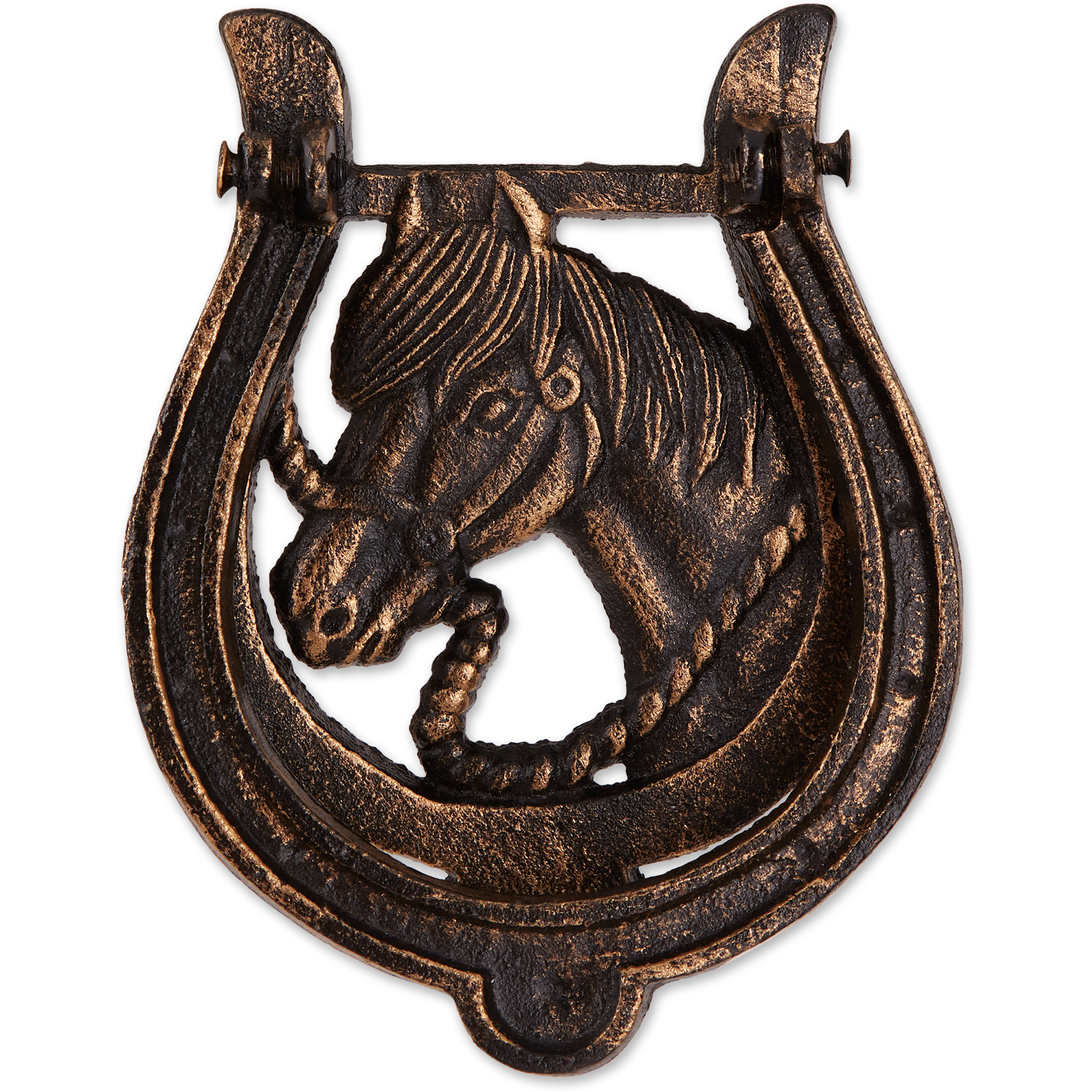 DII Horseshoe Cast Iron Door Knocker