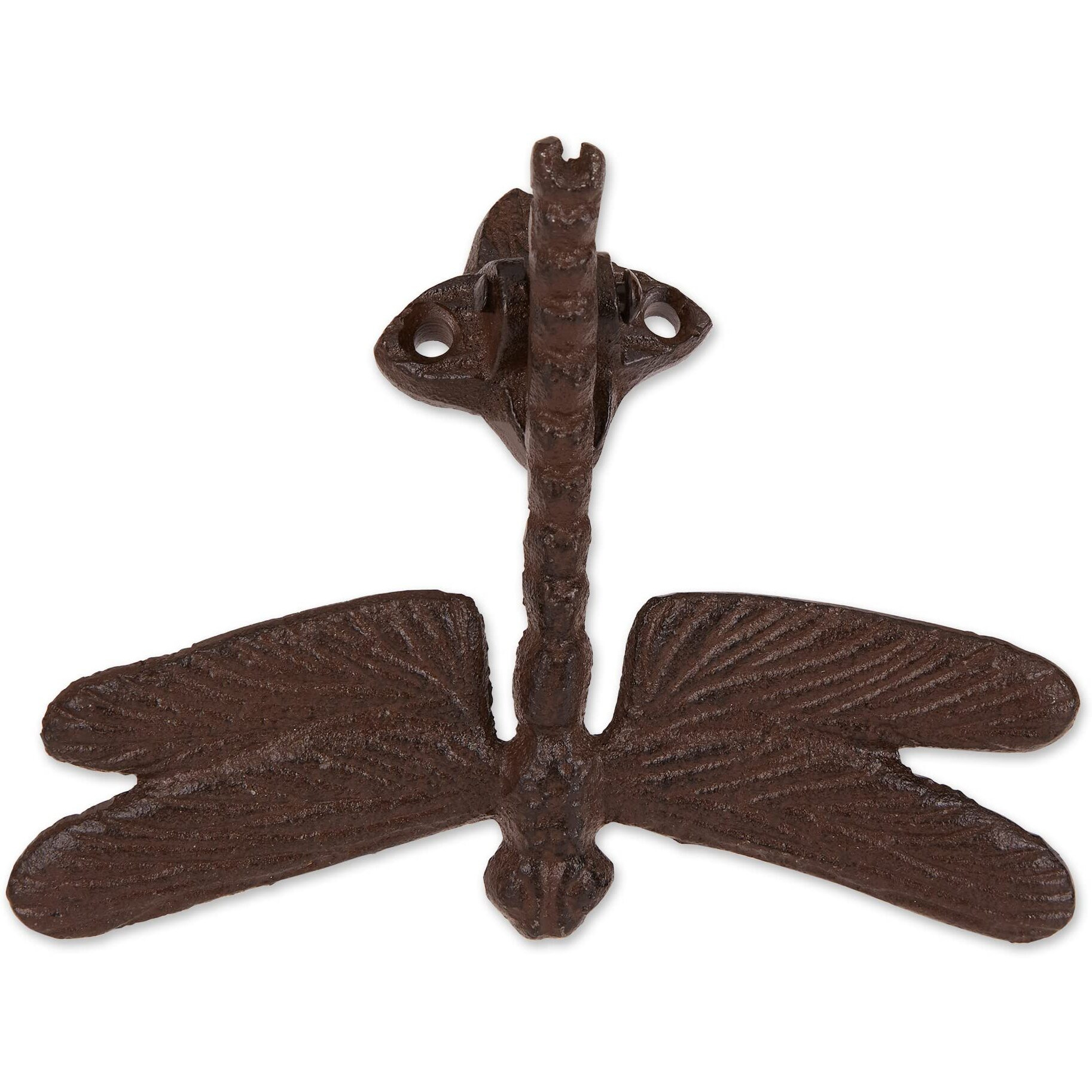 DRAGONFLY CAST IRON DOOR KNOCKER
