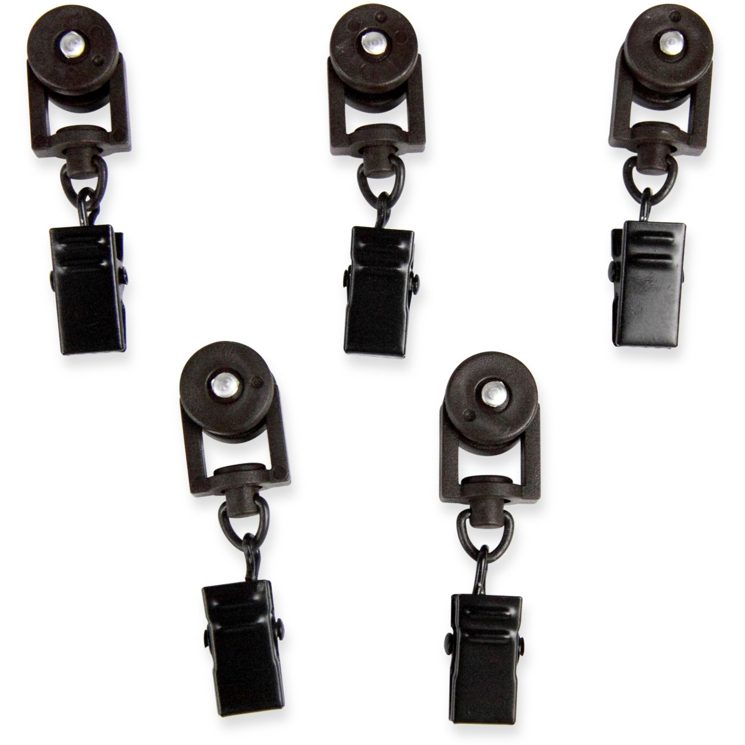 Sliders for CH Track / Cordless Traverse Rod (Set of 10) - Black