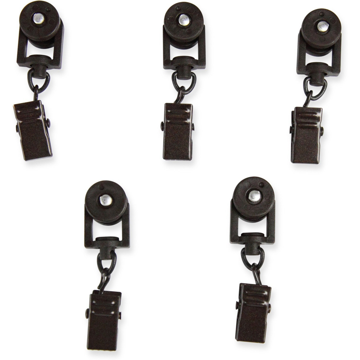 Sliders for CH Track / Cordless Traverse Rod (Set of 10) - Cocoa