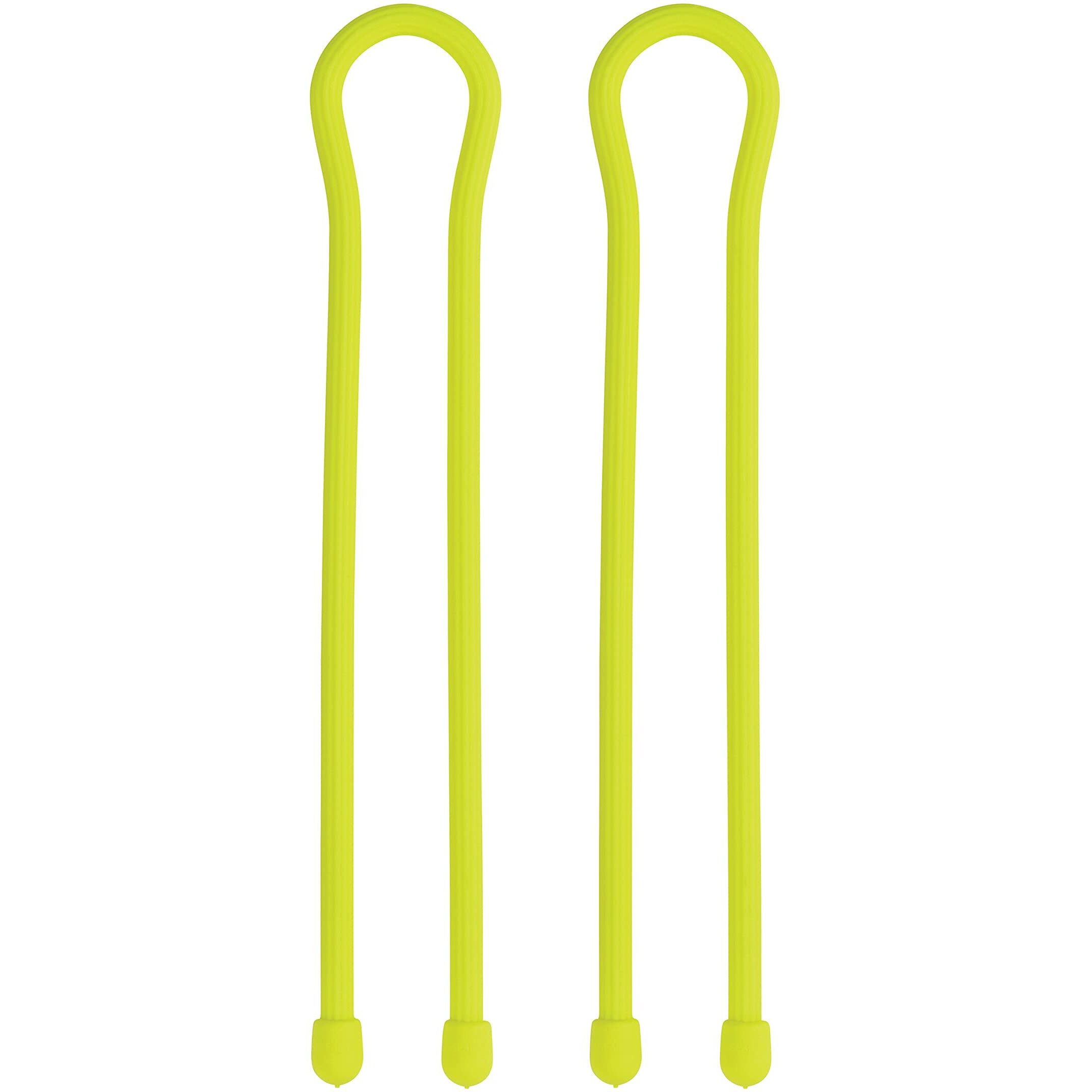 2023 NIT IZE Gear Tie Reusable Rubber Twist Tie 18 in. - 2 Pack - Neon Yellow, GT18-2PK-33, MAP 6.29