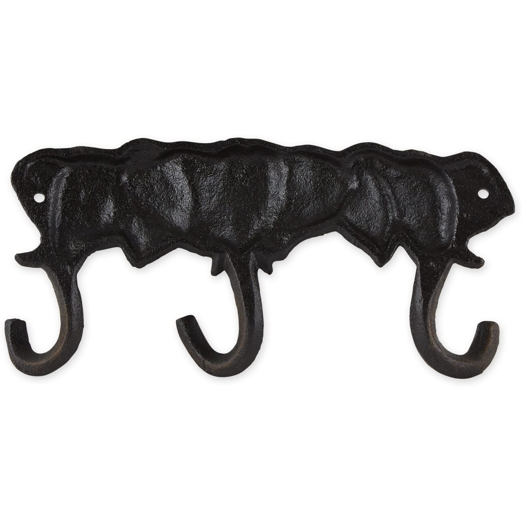 TRIPLE ELEPHANT WALL HOOK