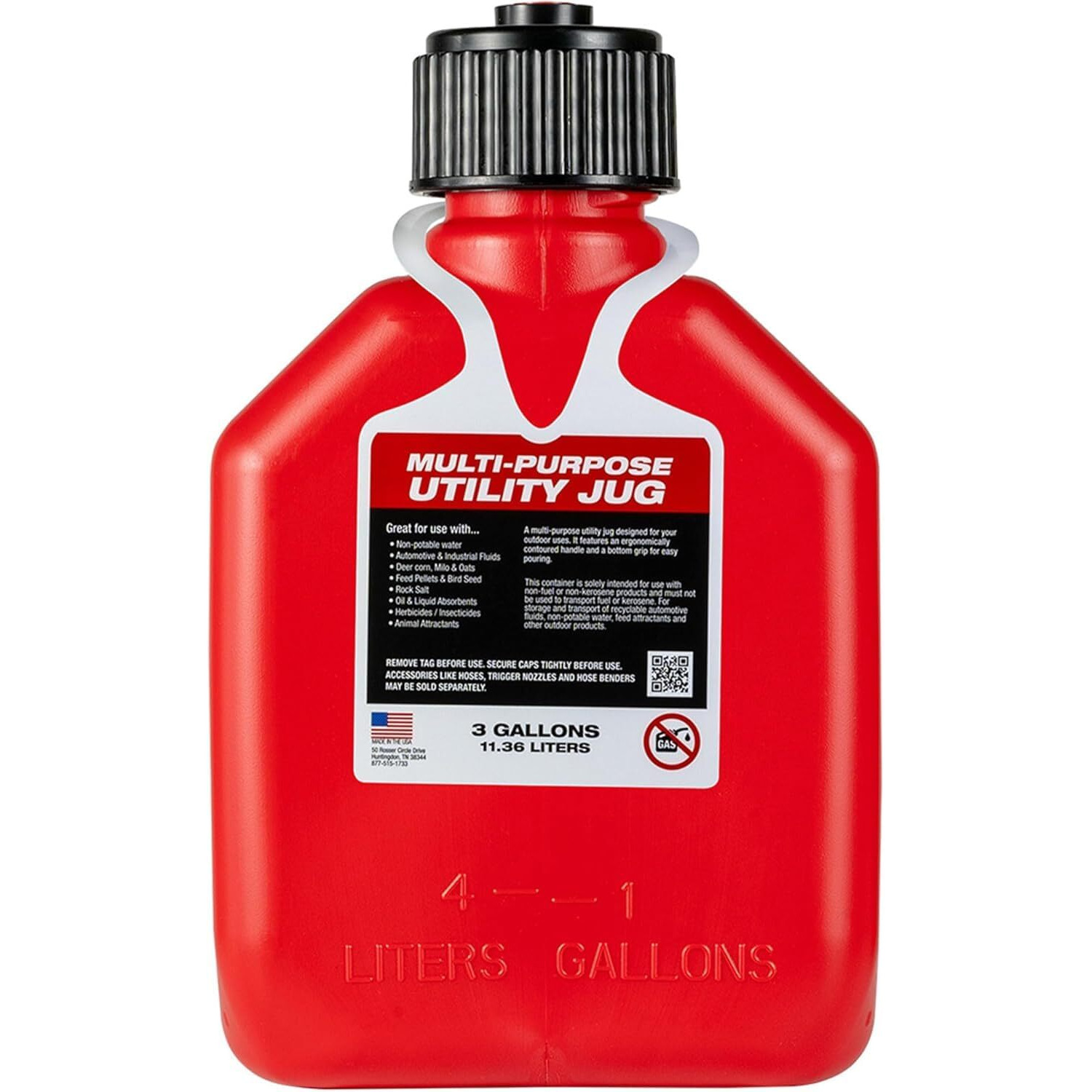 RED VPSQ 3 GAL MS CONTAINER