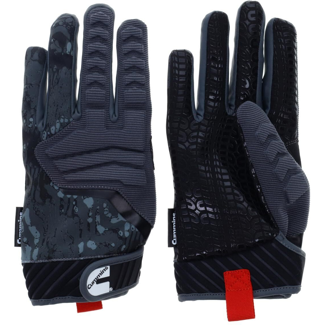 Cummins Pro Mechanic Glove CMN35158 - Professional Tool Grip Mechanics Work Gloves for Men Women with Impact Protection - Large