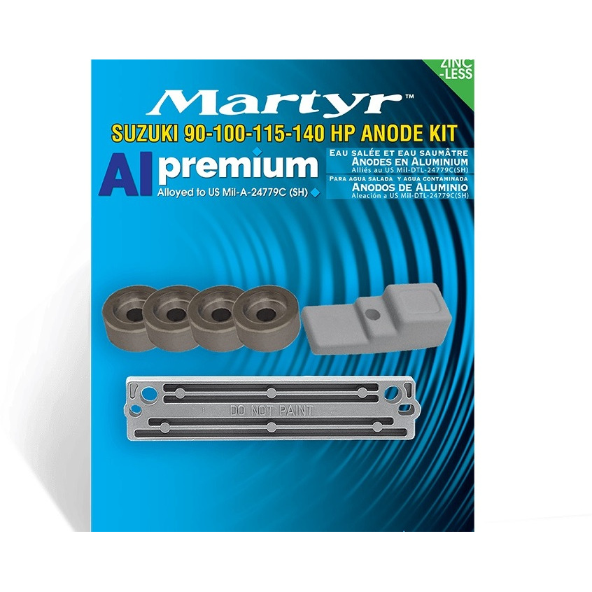 SUZUKI 90-100-115-1490HP ANODES KIT