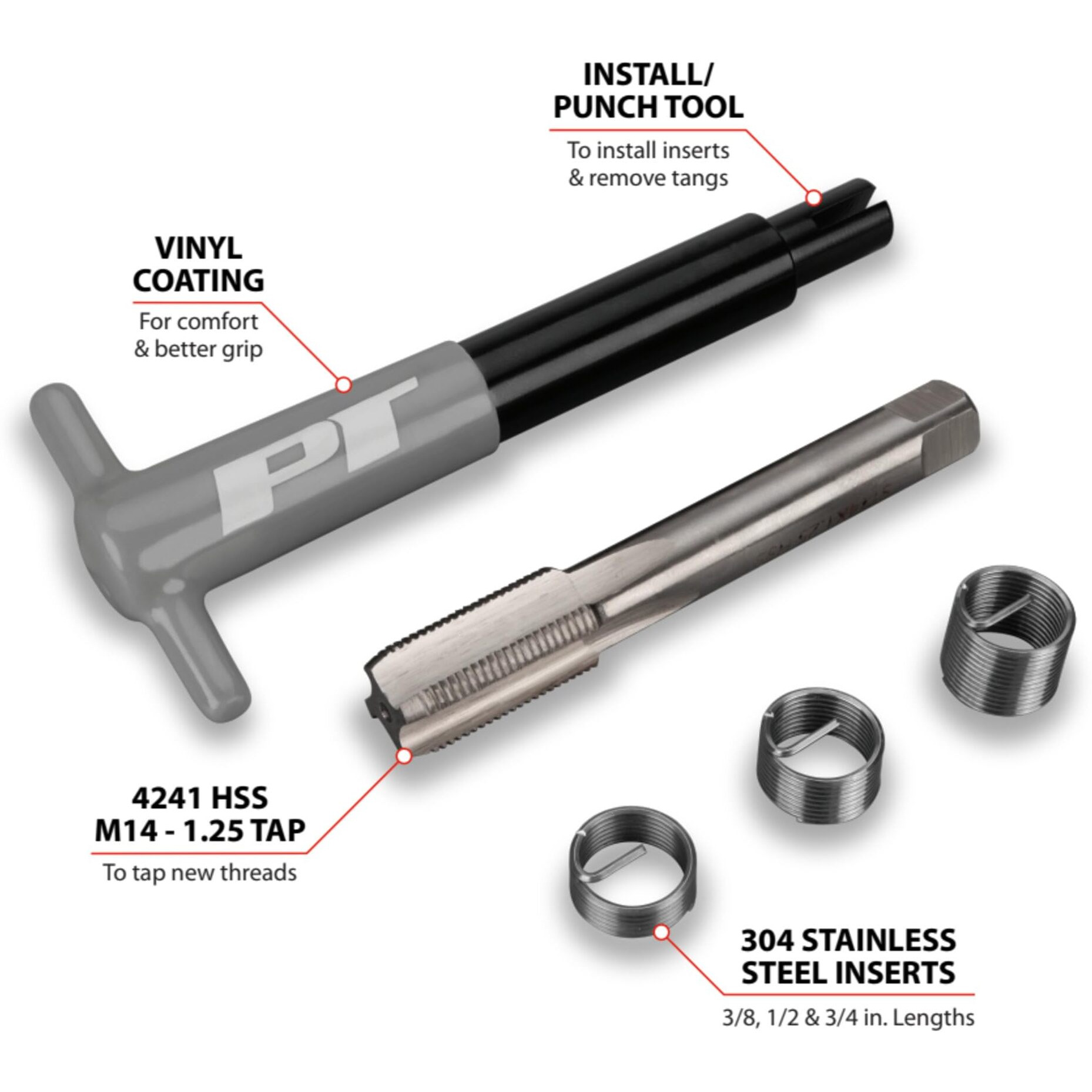 THREAD REPAIR KIT M14-1.25