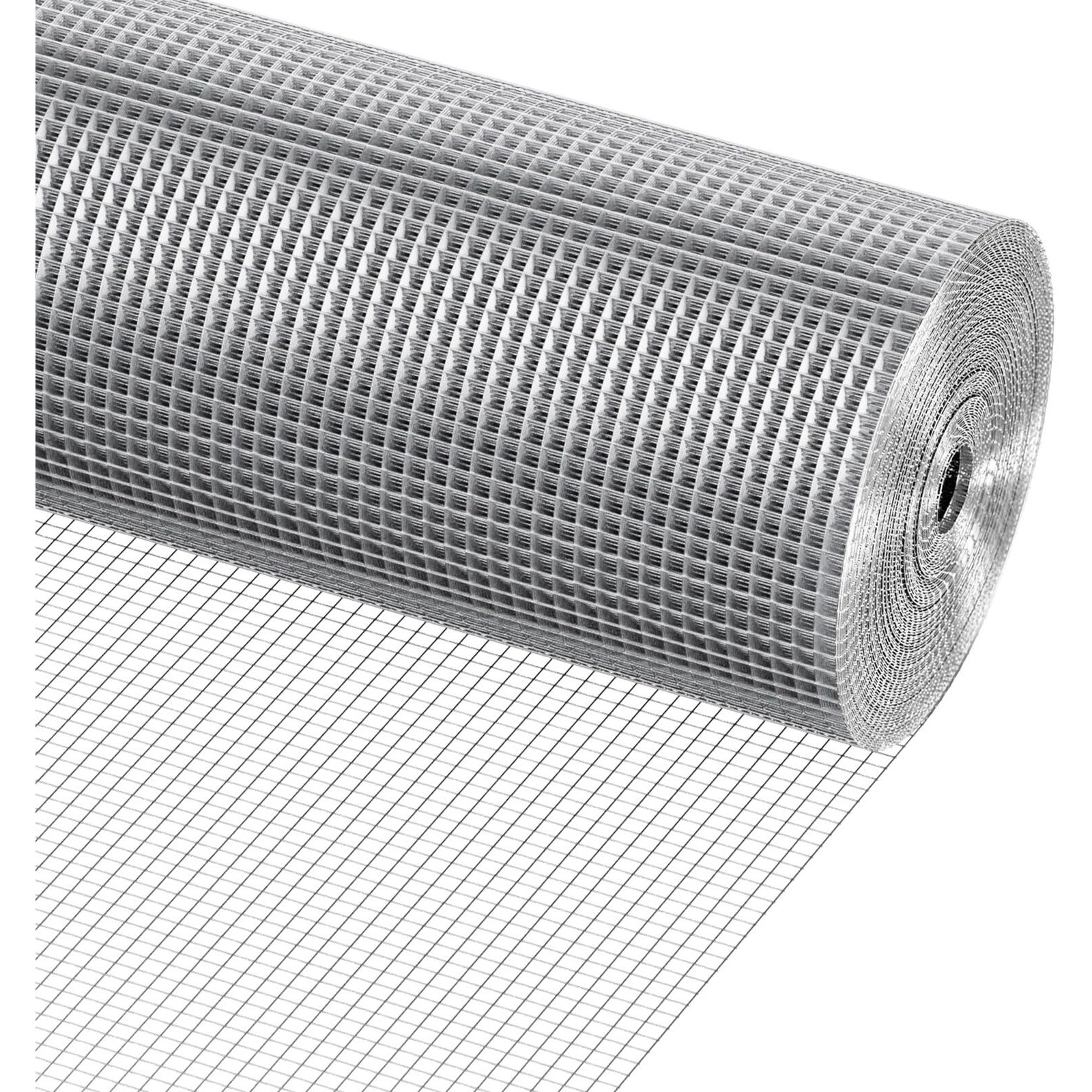 VEVOR Hardware Cloth, 1/4 inch 36in x 50 ft 23 Gauge, Hot Dipped Galvanized Wire Mesh Roll, Chicken Wire Fencing, Wire Mesh for Rabbit Cages, Garden, Small Rodents