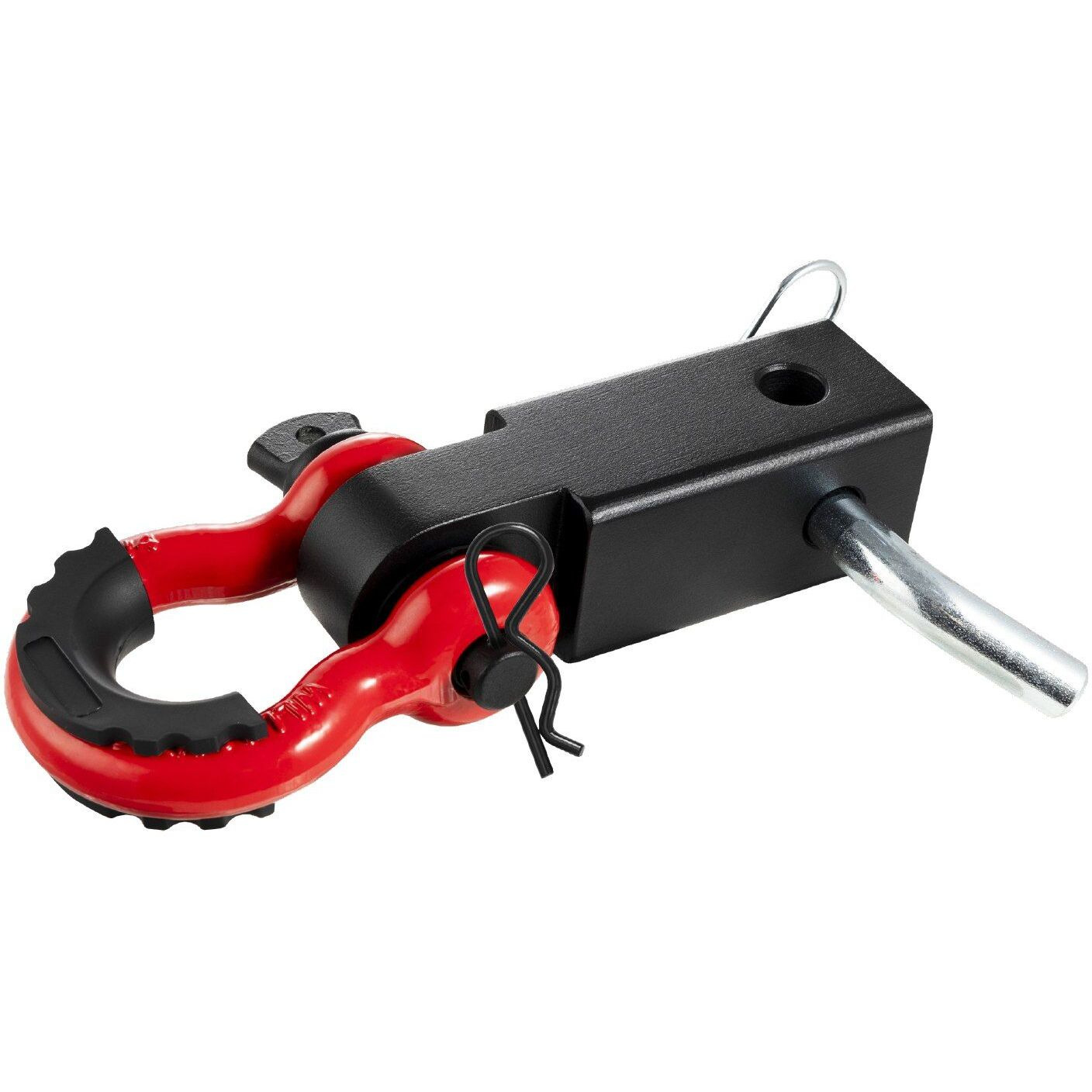 VEVOR 2" Trailer Shackle Hitch Receiver D-Ring Recovery for Truck Jeep 44100 lbs
