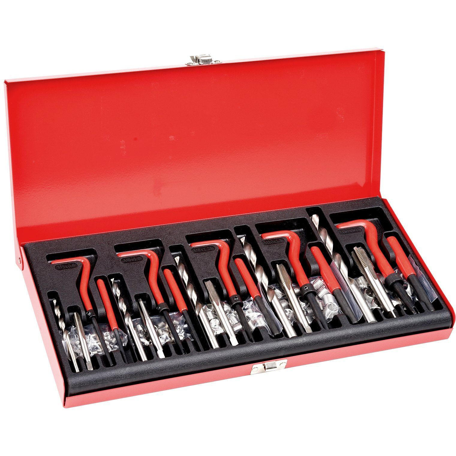 VEVOR 166 PCS Helicoil Thread Repair Kit Metric Rethread Tool M5 M6 M8 M10 M12