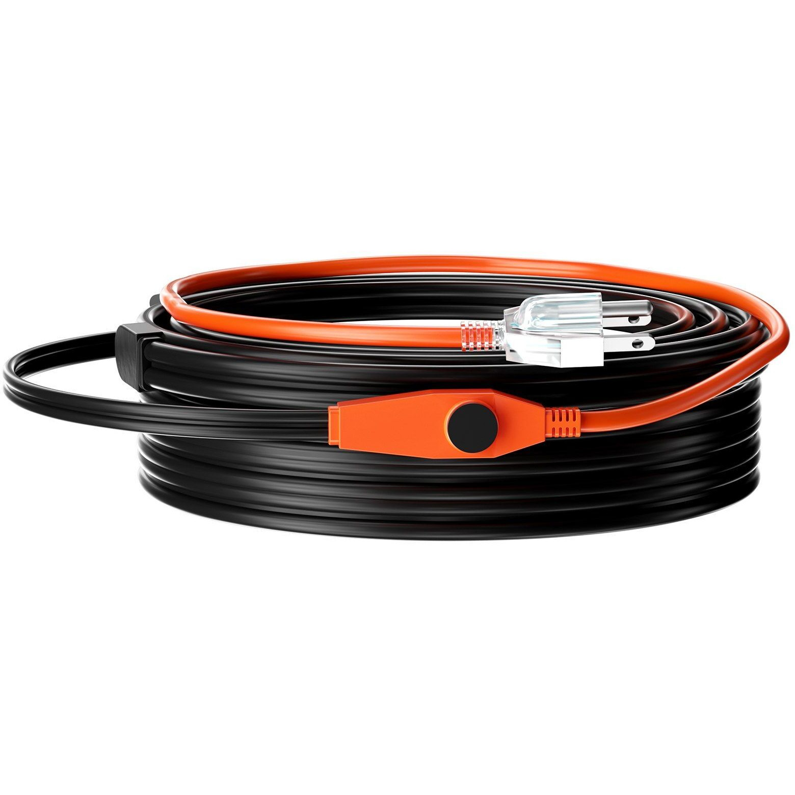 Pipe Heating Cable 60FT 7W/FT Heat Tape for Pipes with Built-in Thermostat