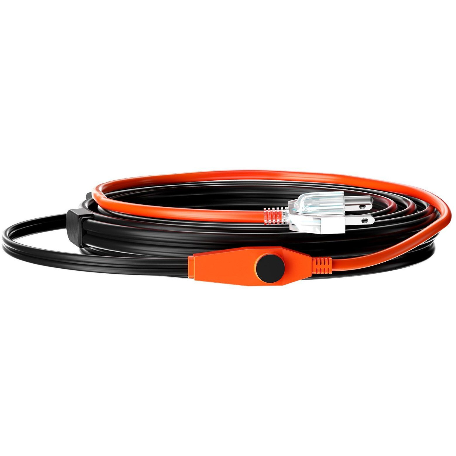 Pipe Heating Cable 24FT 7W/FT Heat Tape for Pipes with Built-in Thermostat