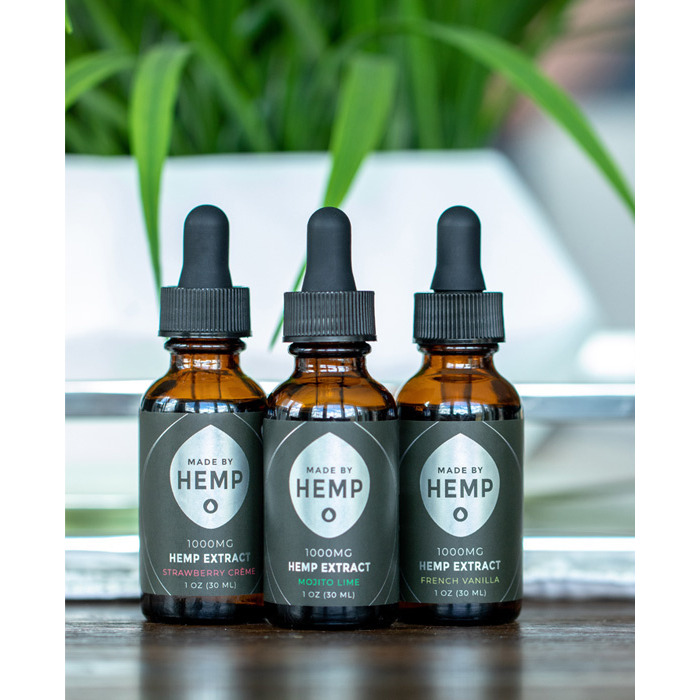 Made by Hemp French Vanilla Full Spectrum Distillate Based Cannabinoid Hemp Extract(D0102HHLA62.)