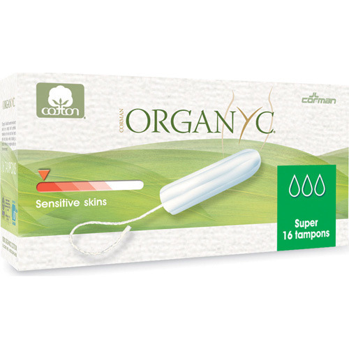 Organyc Tampons - 100 Percent Organic cotton - Super - Non Applictr - 16 ct(D0102H5KUXT)