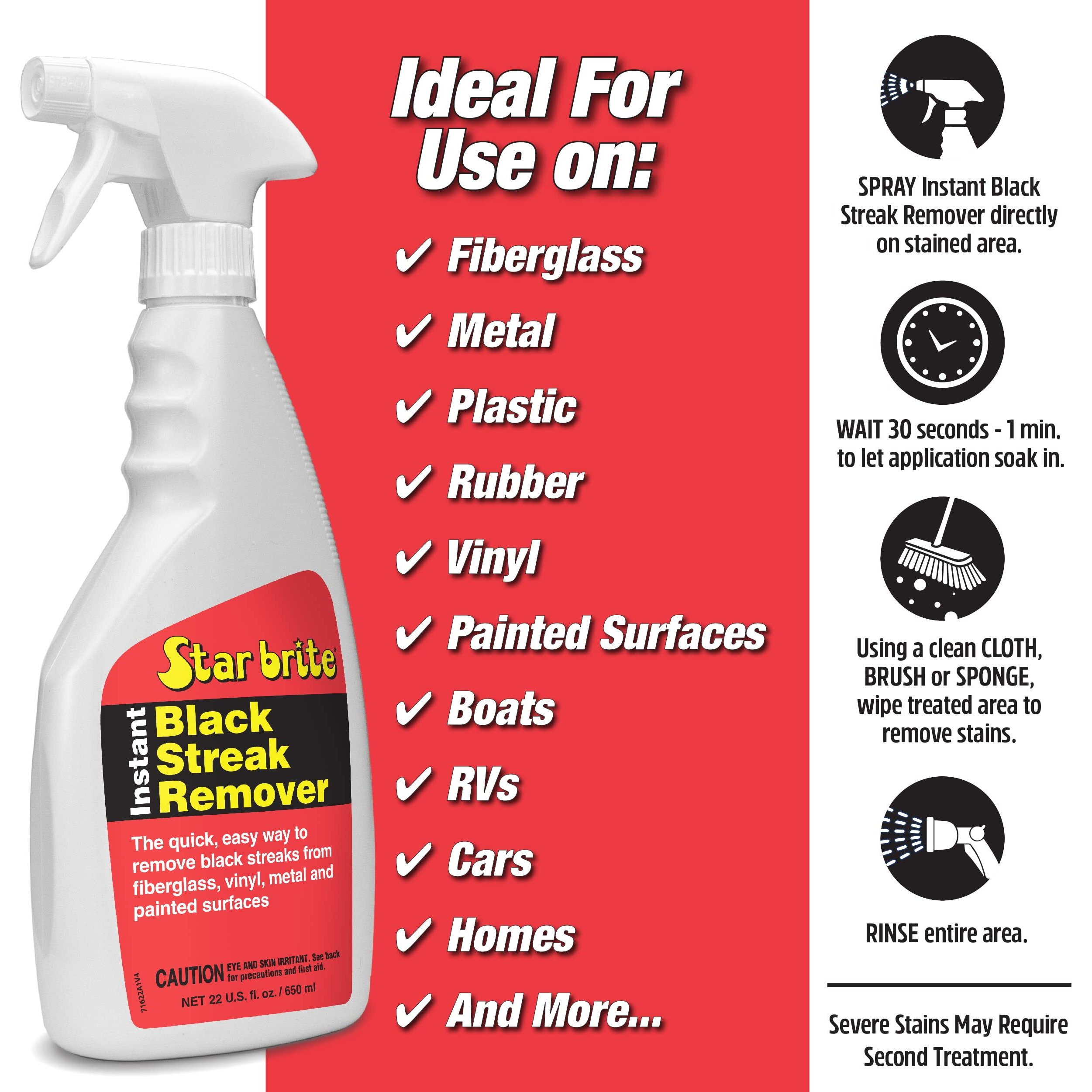 1 GAL BLK STREAK REMOVER EACH