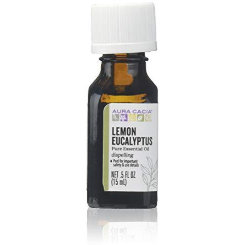 Aura Cacia Pure Lemon Eucalyptus Essential Oil | 0.5 fl. oz. | Corymbia citriodora