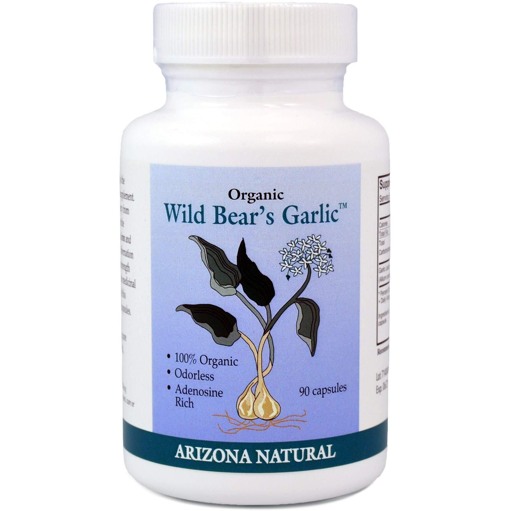 Arizona Natural Resource Wild Bear's Garlic Capsules, 235 Mg, 90 Count