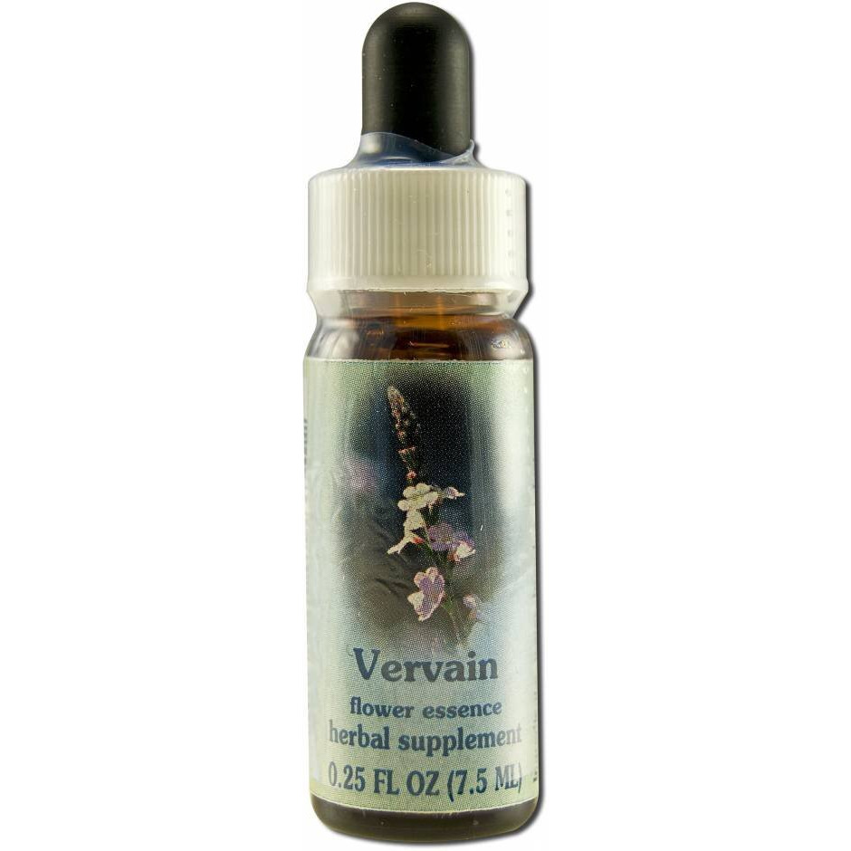 Flower Essence Services Healing Herb Supplement Dropper, Vervain, 0.25 Fluid Ounce