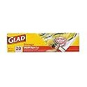 Glad Zipper Food Storage Freezer Bags - Gallon - 20 Count