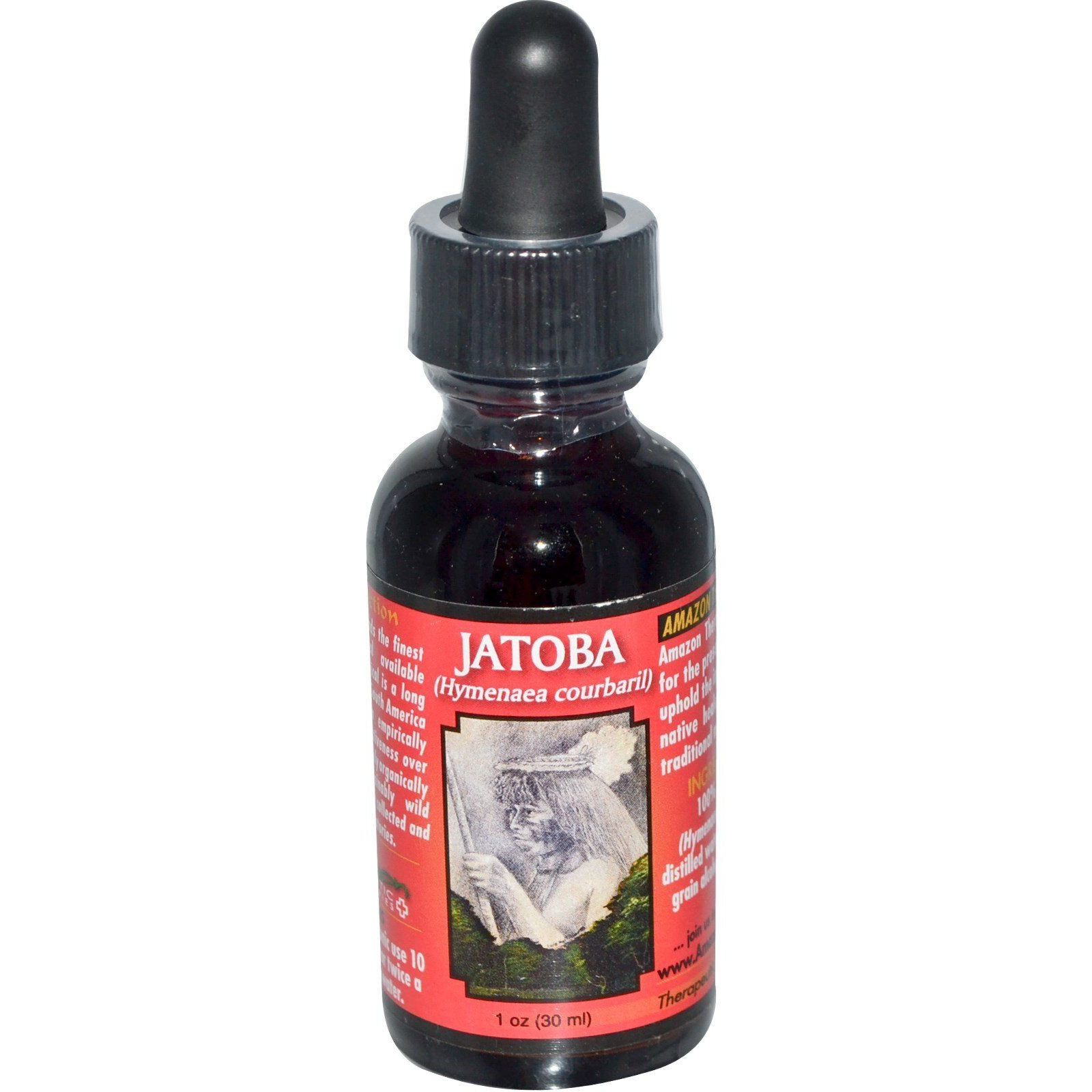 Jatoba (Hymenaea Courbaril) 1oz Liquid Extract - Energizing Flexibility Tonic* - Non-GMO - Vegan - Vegetarian - Keto Friendly - Paleo Diet - Healthy Superfood