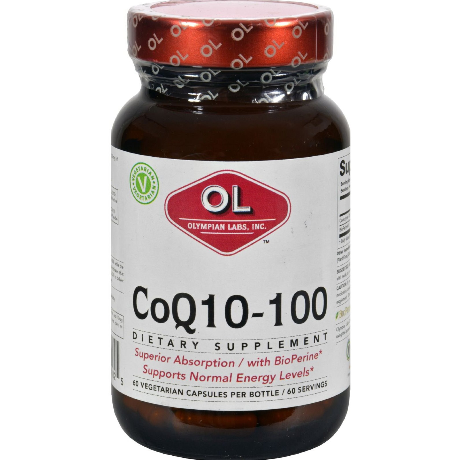 Olympian Labs Coenzyme Q10-100 mg - 60 Capsules