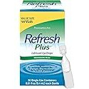 Allergan Refresh Plus Eye Drops, Lubricant, Sensitive, 50 ct.