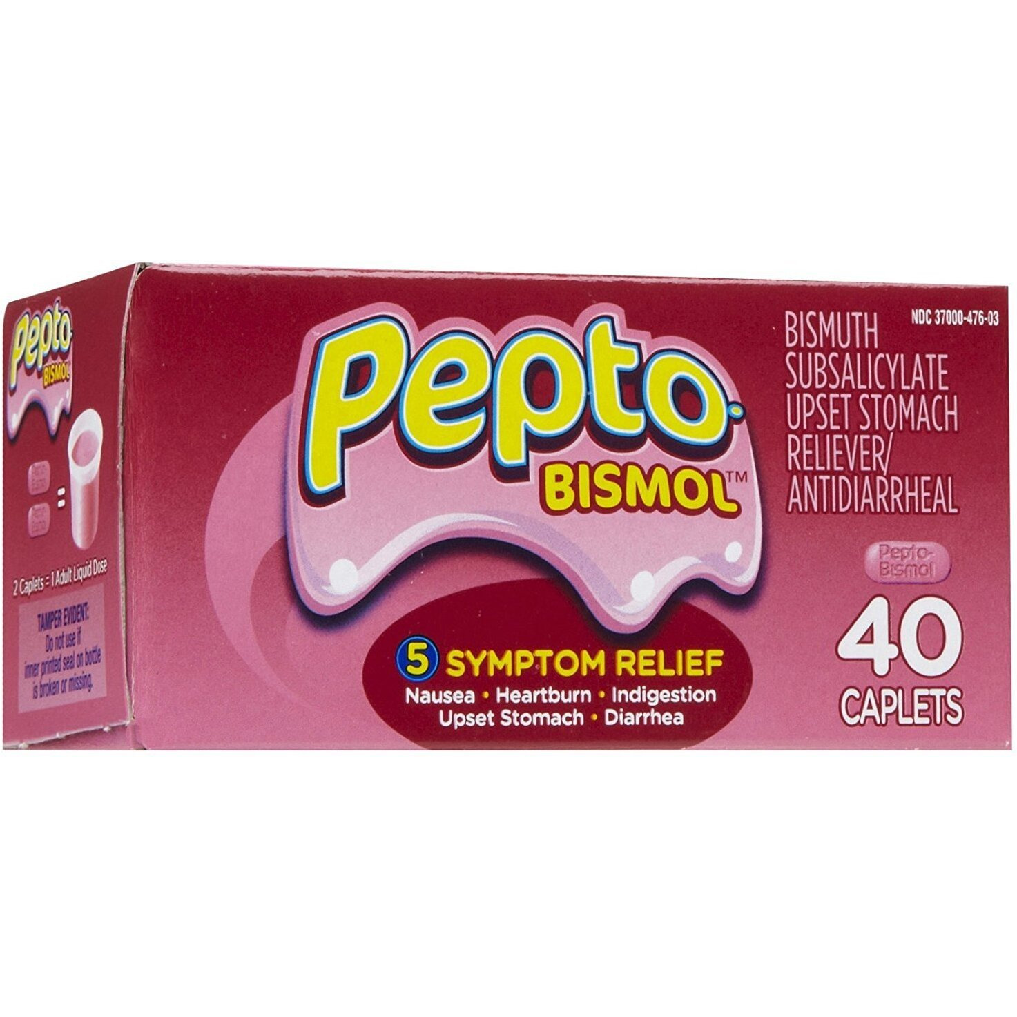 Pepto-Bismol Caplets 40 Count (Pack of 1) (OLD)