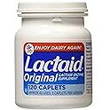 Lactaid Original Strength Lactase Enzyme Supplement, Caplets - 120 ea