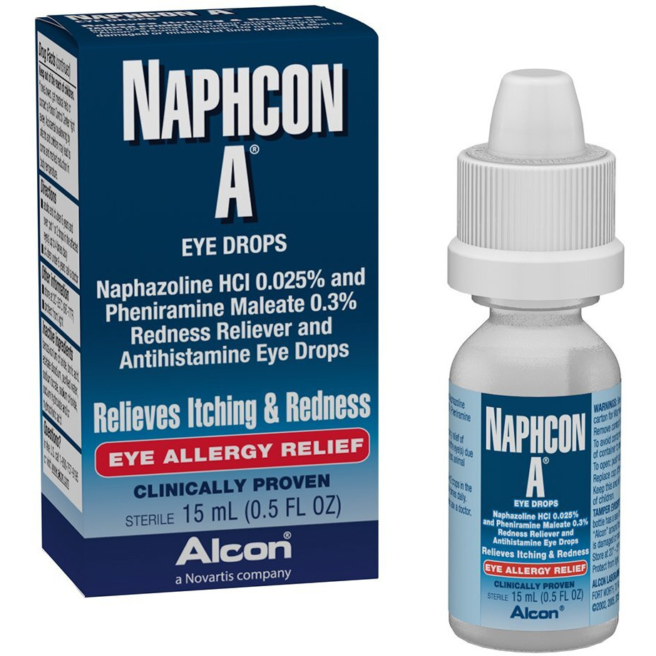 Naphcon-A Eye Drops, 15-mL