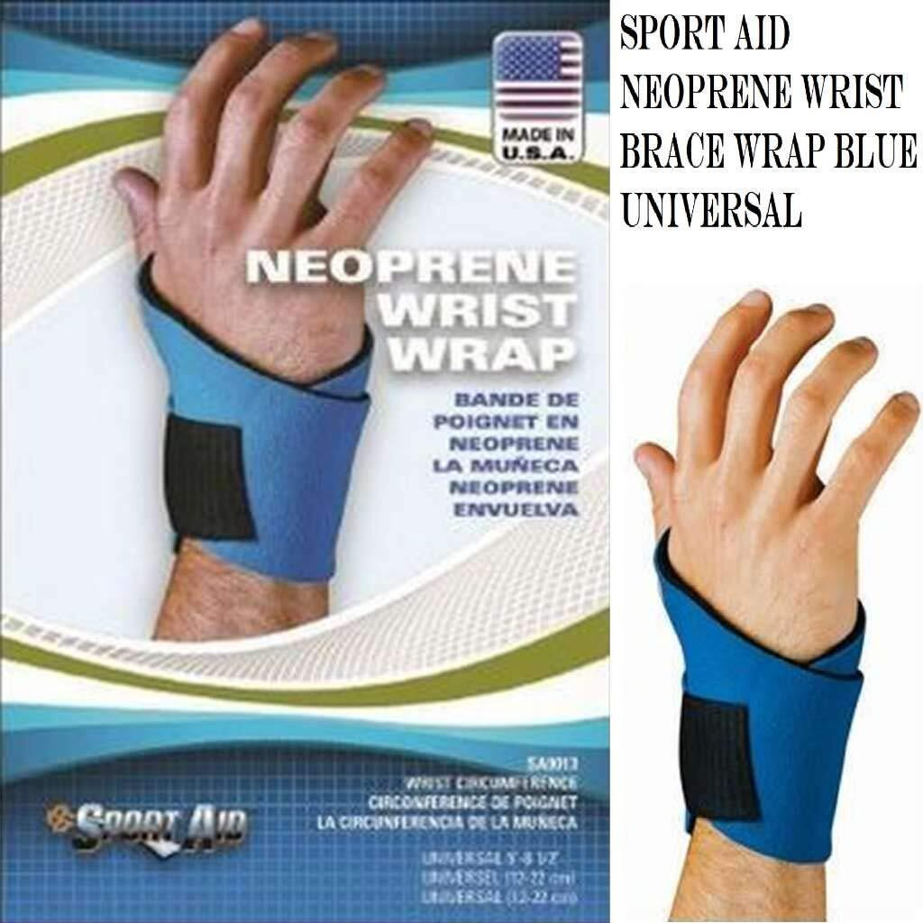 Sportaid Wrist Brace Neoprene, Blue, Univ - 1 ea