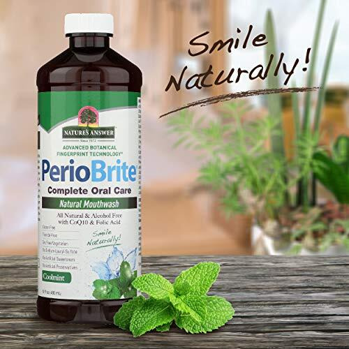 Natures Answer - Periowash Mouthwash Alcohol-free cool Mint - 16 Fl Oz(D0102H5WW18)