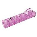 Ultra Bubble lok 7-day Pill Organizer By Apex Healthcare (Colors May Vary)
