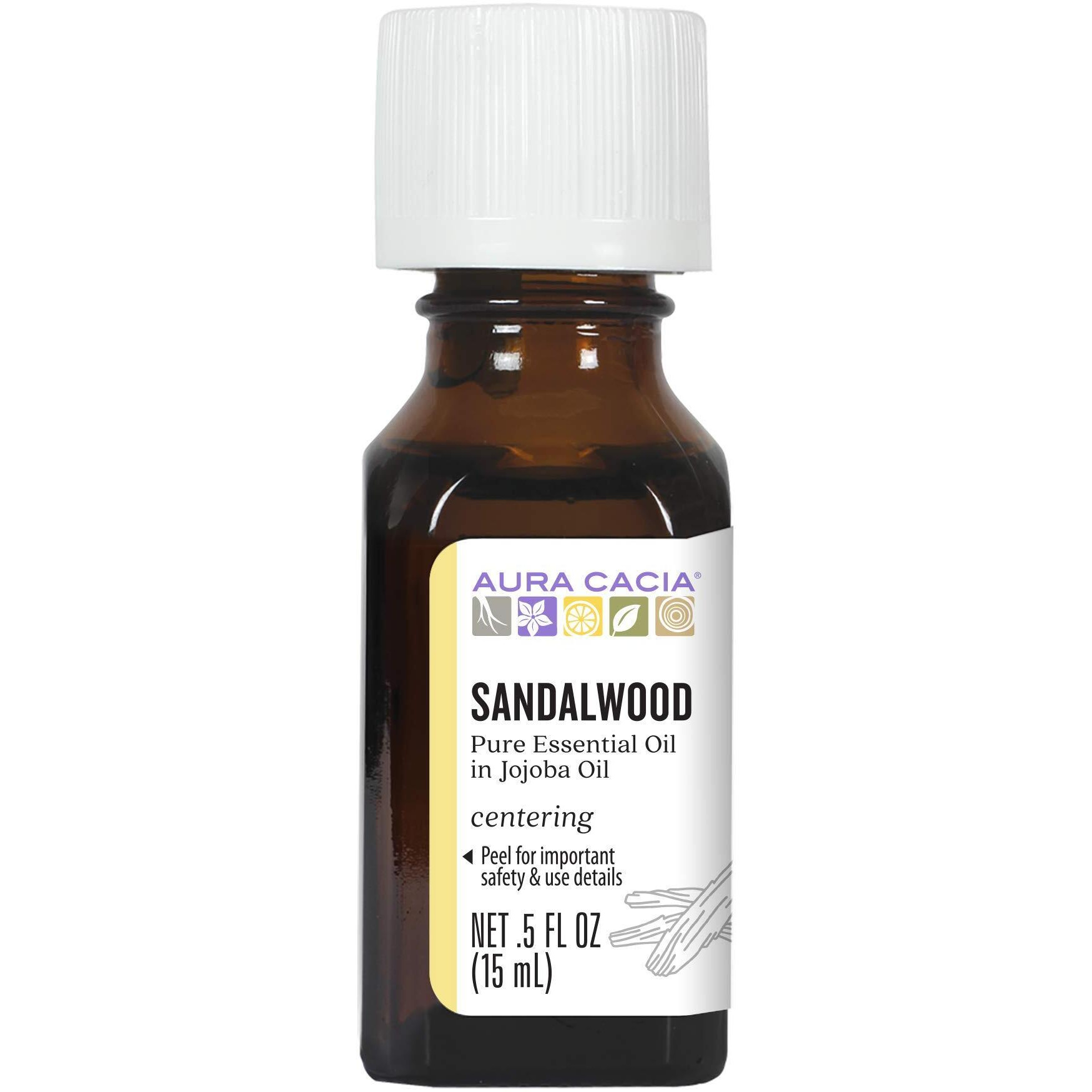 Aura cacia - Precious Essentials Sandalwood Blended With Jojoba Oil - 05 Fl Oz(D0102H5W3V8)