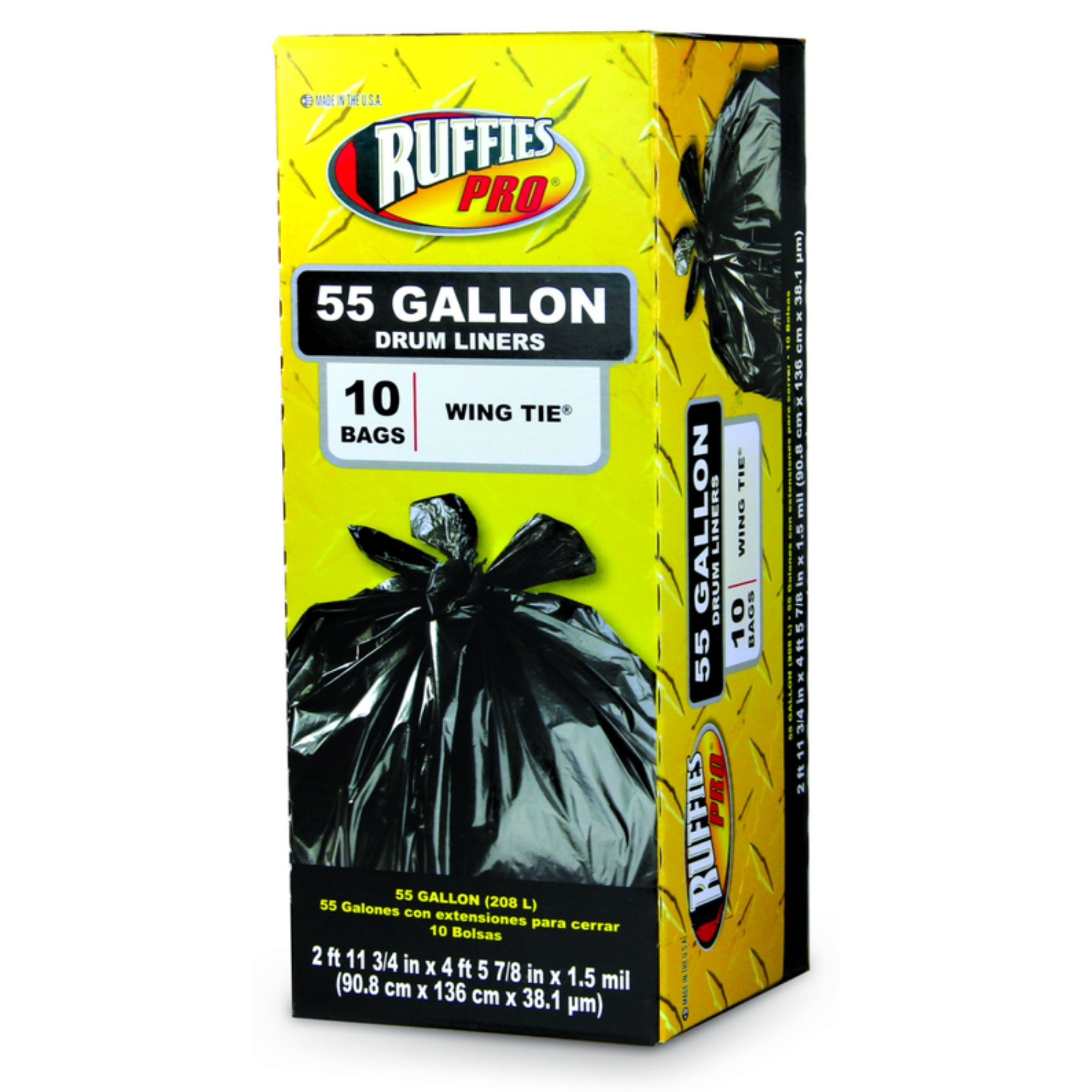 DRUM LINR BLK 1.5M 55GAL (Pack of 1)