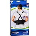 Sportaid Back Belt with Suspenders Black, Medium/Large - 1 ea