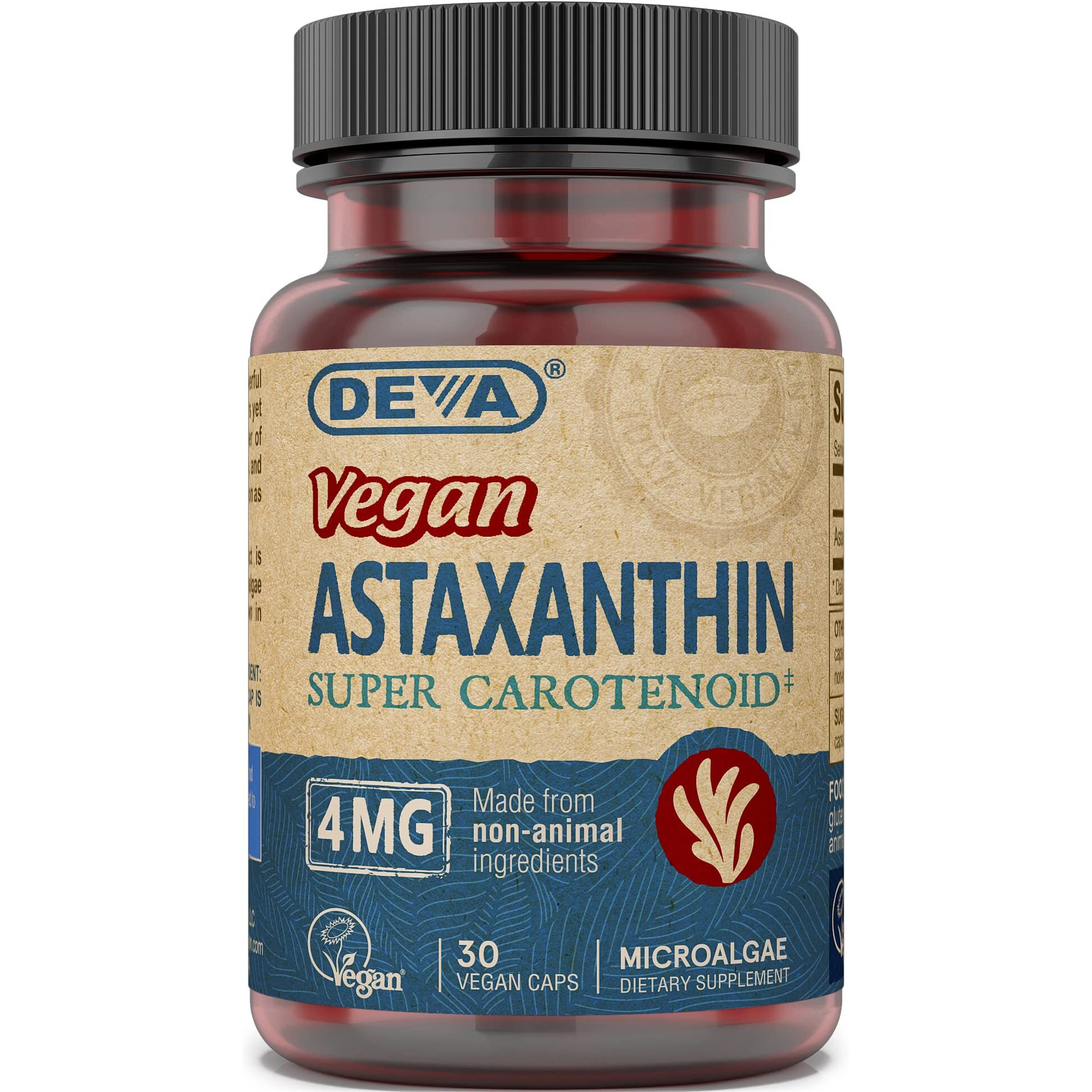 Deva Vegan Vitamins Astaxantin 4Mg Vegan 30 Sgel