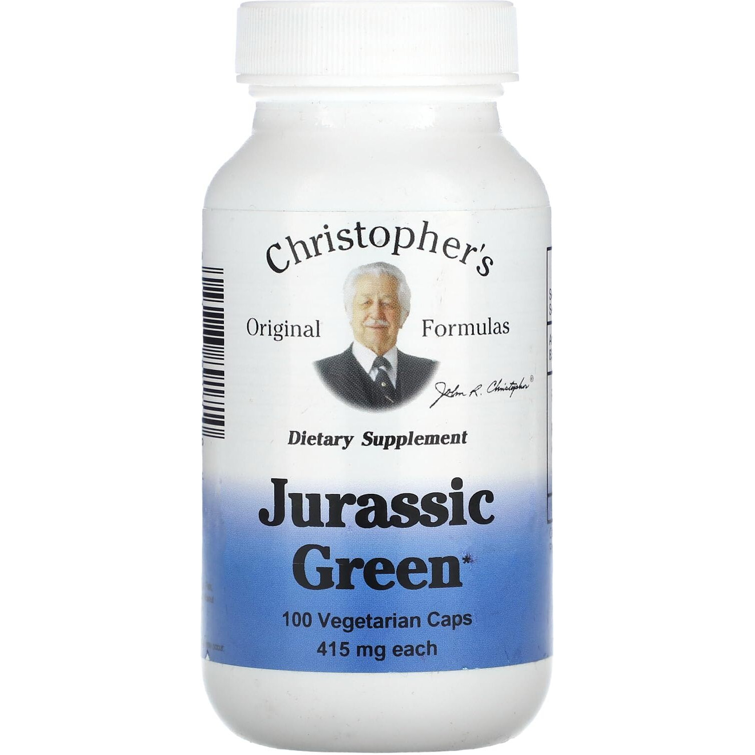 Christopher's Jurassic Green - 415 mg - 100 Vegetarian Capsules