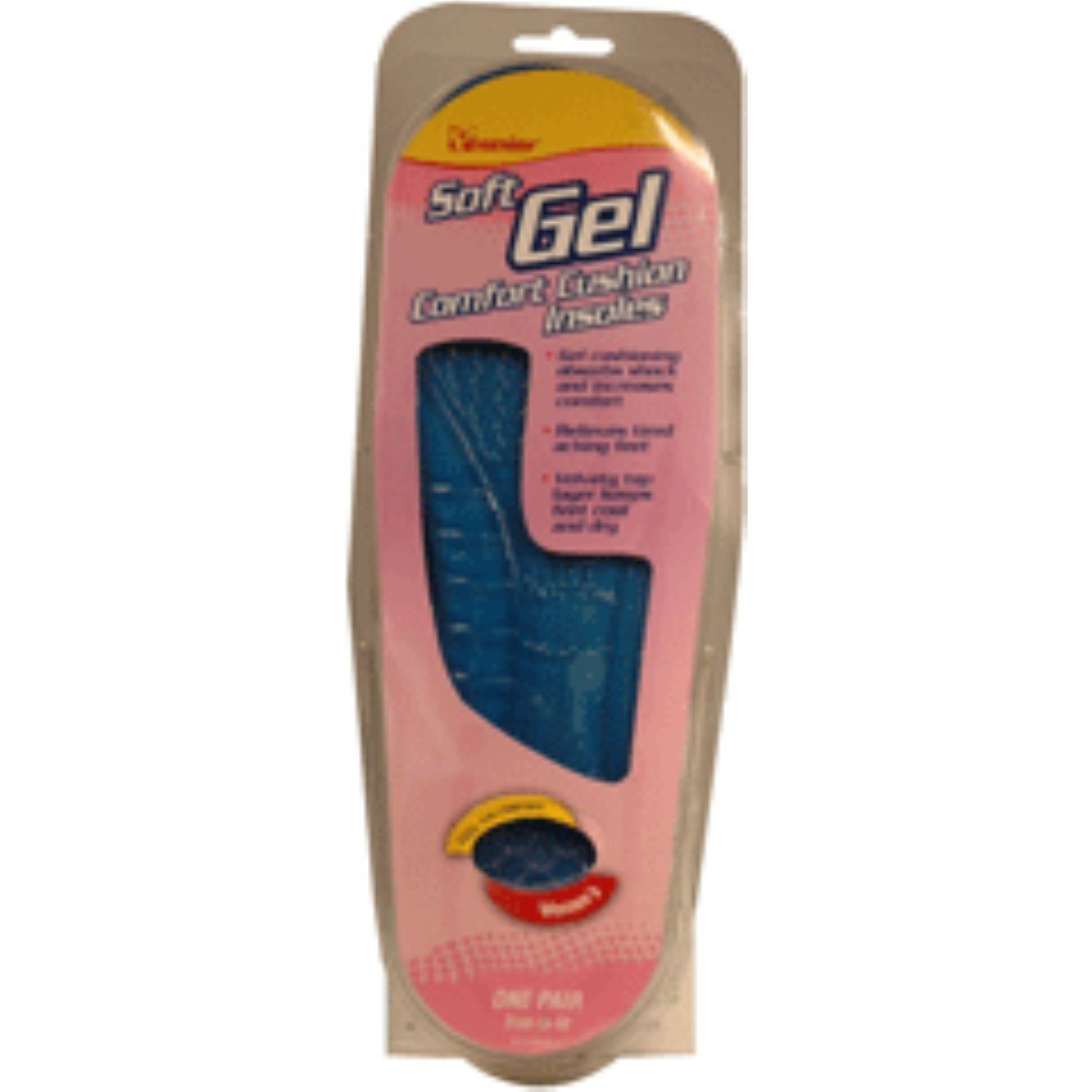 Insoles Gel Womens Size Pair