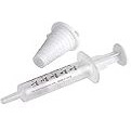 EZY DOSE Kids Baby Oral Syringe & Dispenser Calibrated for Liquid Medicine, Reduce Mess, Easy Way to Orally Administer Medication, 5 mL/1 TSP, Includes Bottle Adapter, Clear, BPA Free