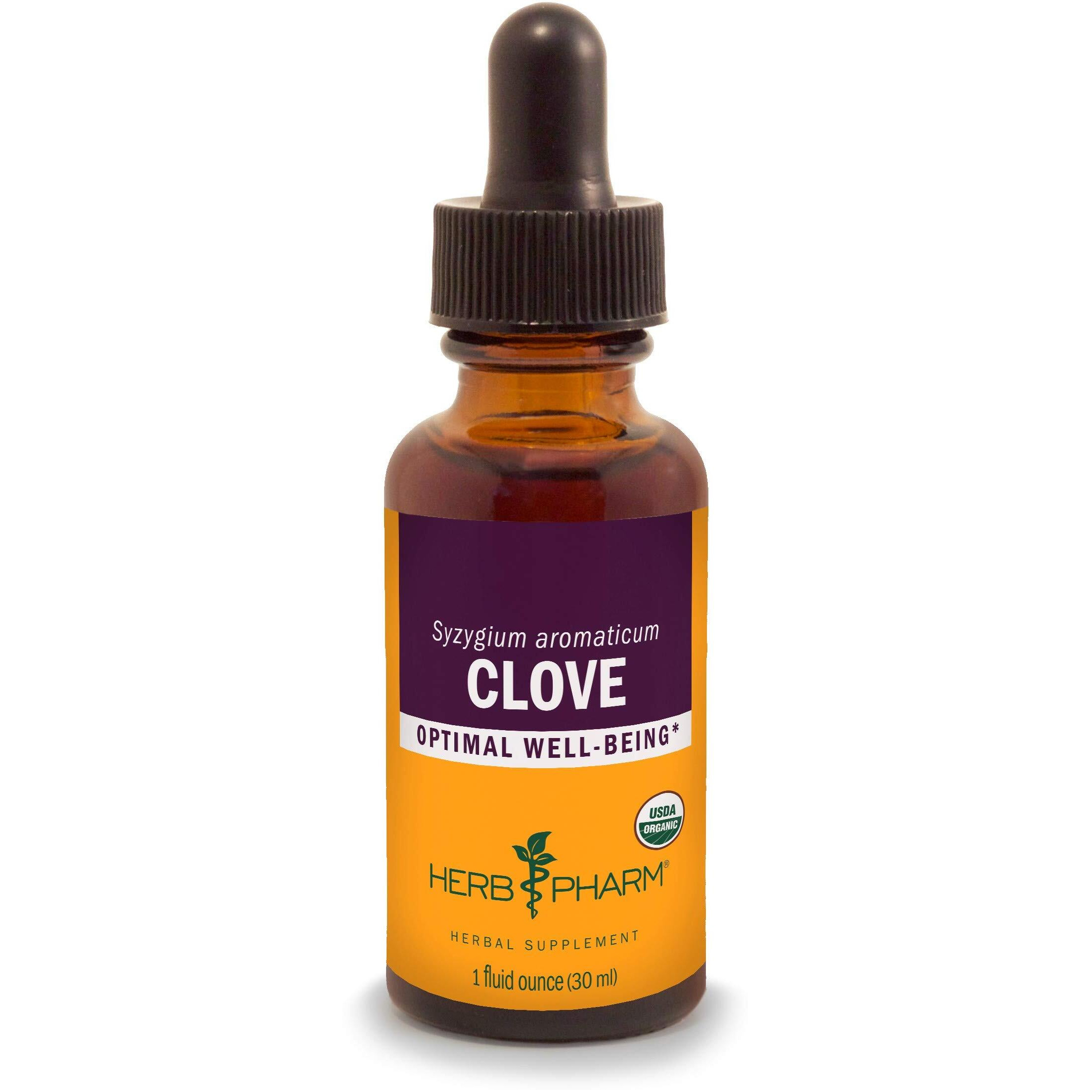 Herb Pharm Certified Organic Clove Liquid Extract - 1 Ounce